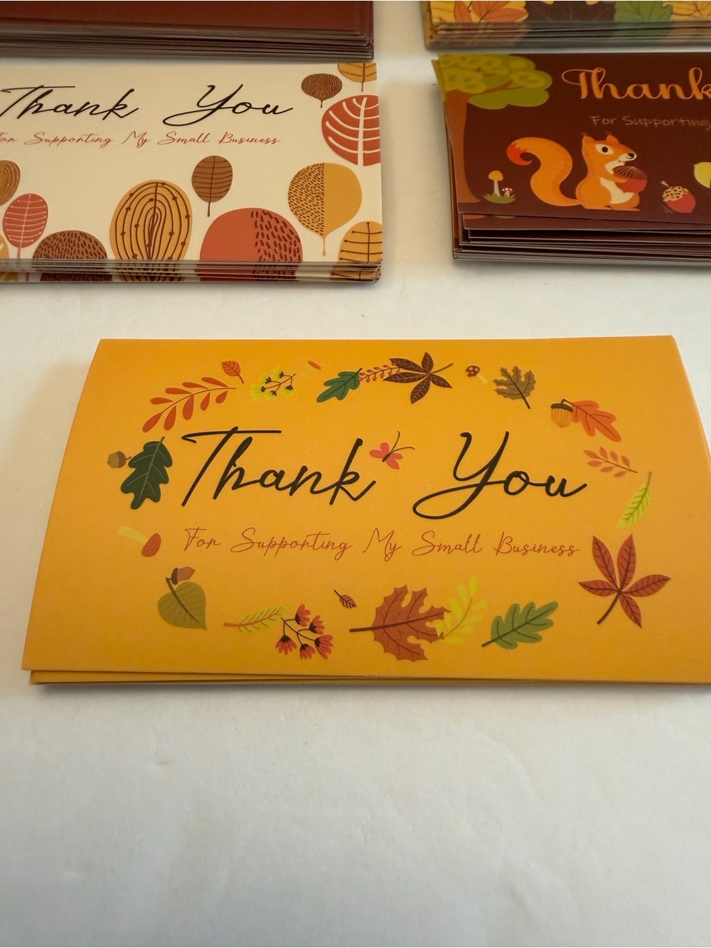 Autumn Thank You Cards - Set of 25 - Picture 2 of 9